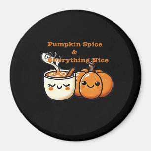 Imã Pumpkin Spice e Tudo Muito Bom - outono