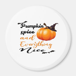 Imã Pumpkin Spice E Tudo O Que É Bonito Queda O Hallow