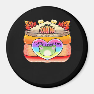 Imã Pumpkin Spice Latte Loving Sapo