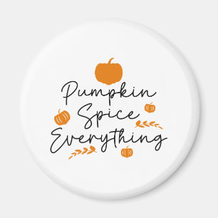 Imã Pumpkin Spice Tudo