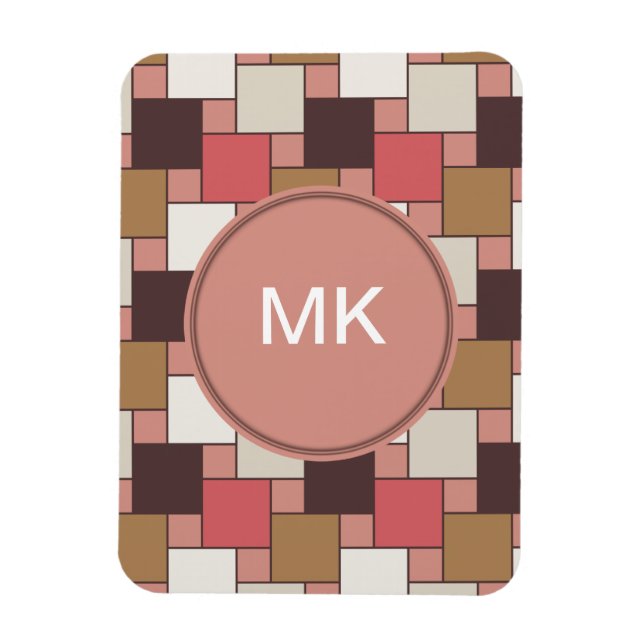 Ímã Pumpkin Spice Weave Patterno (Vertical)