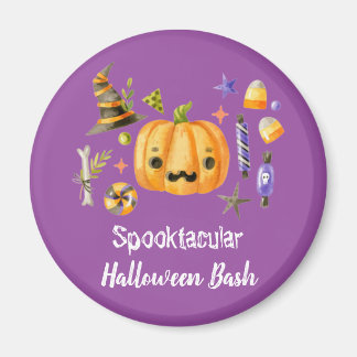 Imã Pumpkin Spooktacular do Halloween Bash Party Puro