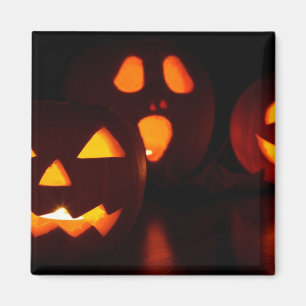Imã Pumpkins Jack-O-Lanterna