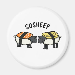 Imã Pun Sushi Sushi Cute