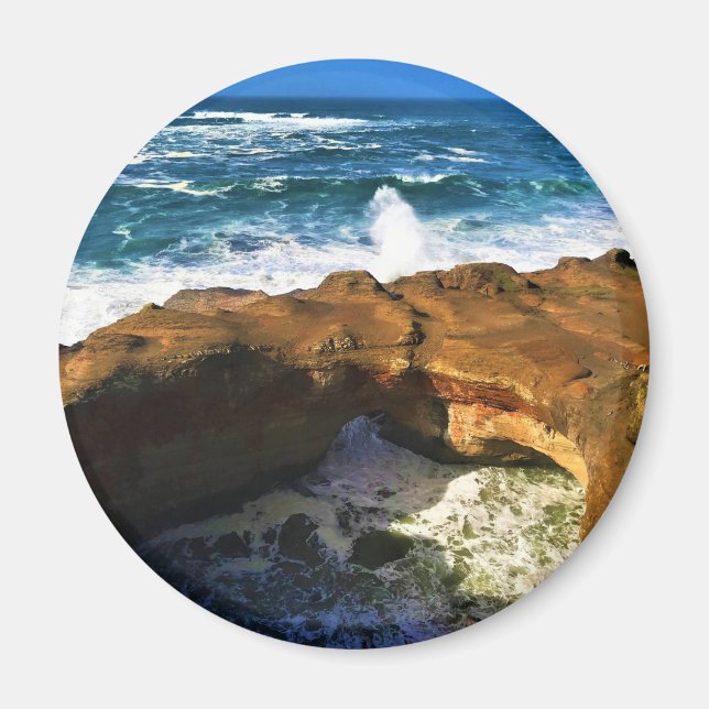 Imã Punchbowl, Newport, Oregon (Frente)