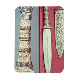 Ímã Punhal Dourado e bainha, tesouro de Tutankhamun,