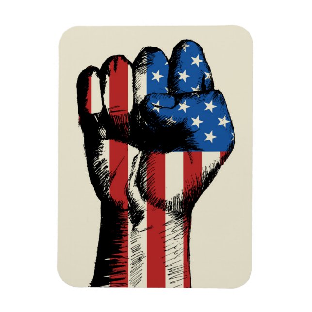 Ímã Punho Americano (Vertical)