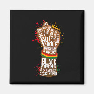 Imã Punho de melanina Pai Mão Afro-Americano História