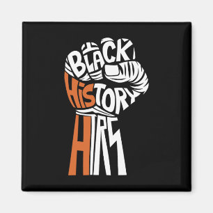 Imã Punho Poderoso Mão Inspirando Líderes Negros Histó