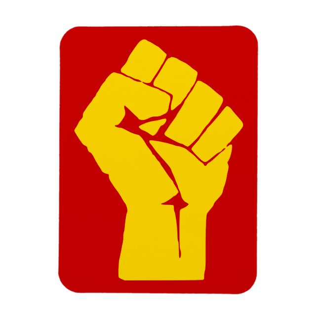 Ímã Punho, Rebelde, Motim, Resistência, Estilo Comunis (Vertical)