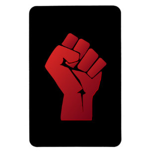 Ímã Punho vermelho aumentado do inclinação