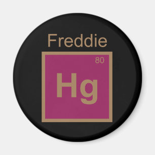 Imã Punição de Elemento Freddie Hg (Mercúrio)