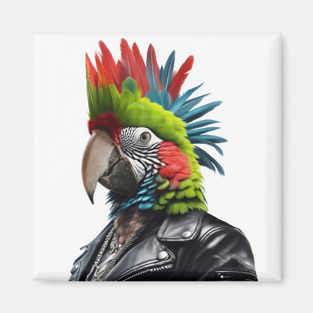 Imã Punk Parrot (Frente)