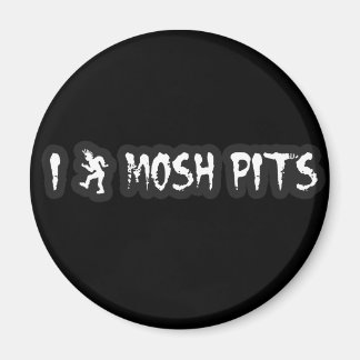 Imã Punk Rock Mosh caras garotas punk música 'slam pit