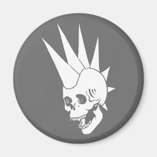 Imã Punk Skull Personalizável Versão 2