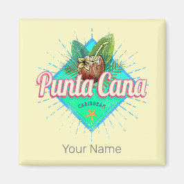Imã Punta Cana Caribe Retro República Dominicana