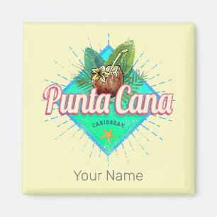 Imã Punta Cana Caribe Retro República Dominicana