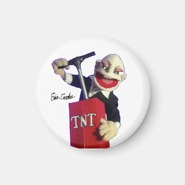 Imã Puppet punk with TNT plunger (Frente)