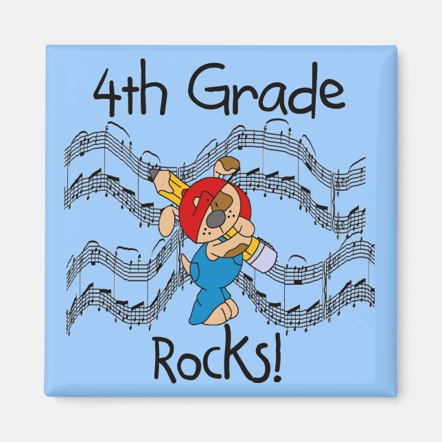 Imã Puppy com rochas do 4º Grau do Lápis (Frente)