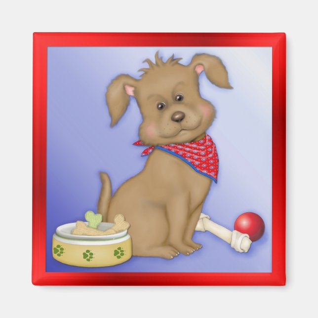 Imã Puppy Love (Frente)