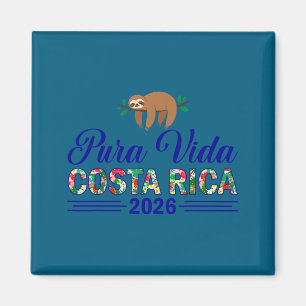 Imã Pura vida costa rica 2026 tropical viagem engraçad