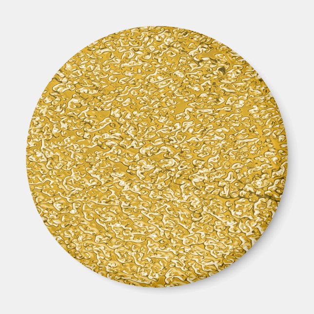Imã PURE DOURADO Splatter Patterno + texto/foto (Frente)