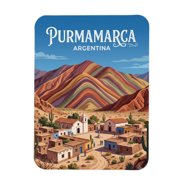 Ímã Purmamarca Argentina (Vertical)