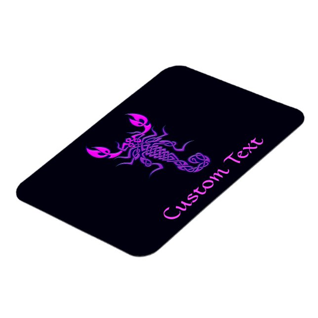 Ímã Purple Celtic Knot Scorpion (Left Side)