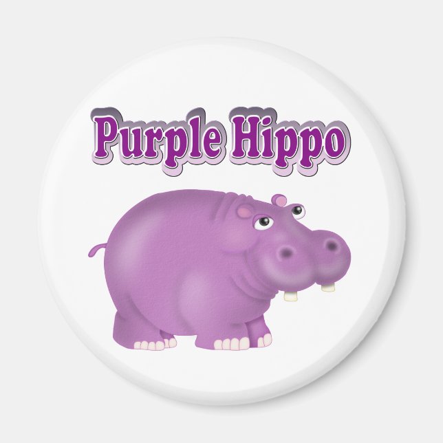 Imã Purple Hippo (Frente)