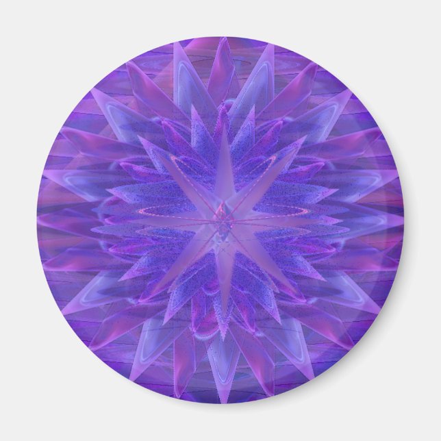 Imã Purple Star Mandala (Frente)