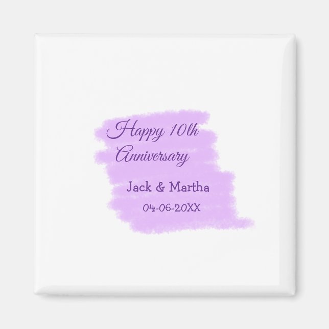 Imã Púrpura aquarela esplaquecer o 10º aniversário mod (Frente)