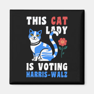 Imã Purr-Fetil Kamala Esta Gata Está Votando Harris