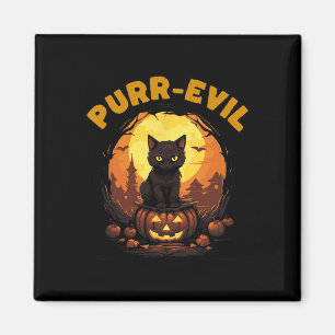 Imã Purr-Mau Haunted Cat Halloween