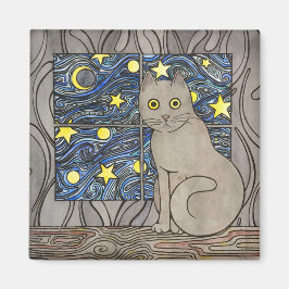 Imã Purry Purry Night Magnet