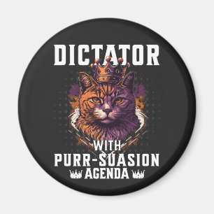 Imã Pursursion Agenda Funny Bossy Cat