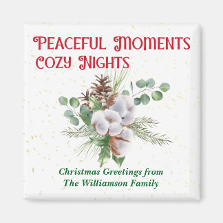 Imã Pussy Willow Catkin Bouquet Christmas