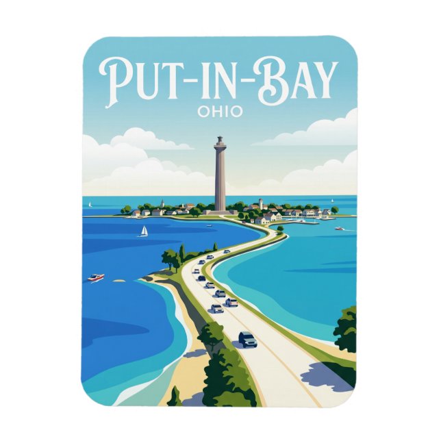 Ímã Put-in-Bay EUA (Vertical)