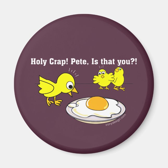 Imã Puta que pariu! Pete, é você? Roxa (Frente)