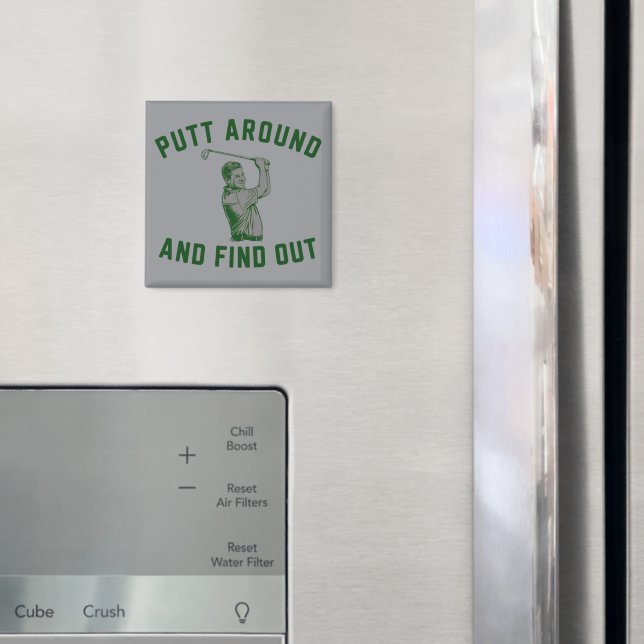 Imã Putt divertido e descubra o sarcasmo do golfe F (In Situ (Fridge))
