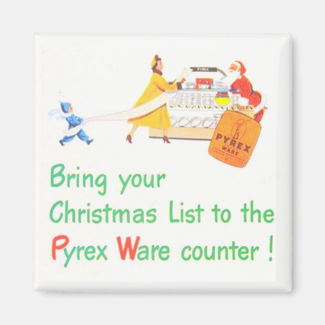 Imã Pyrex Christmas (Frente)