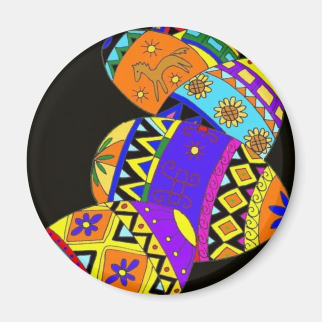 Imã Pysanky, Arte Folclórica Ucraniana (Frente)