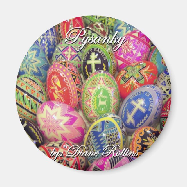 Imã Pysanky Magnet (Frente)
