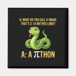 Imã Python Pithon Dia do Pi Símbolo Engraçado Professo