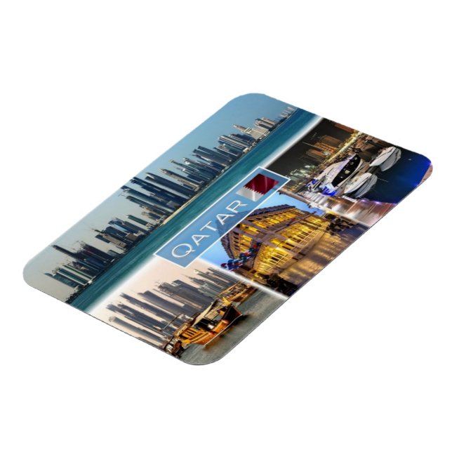 Ímã Qatar do QA - (Left Side)