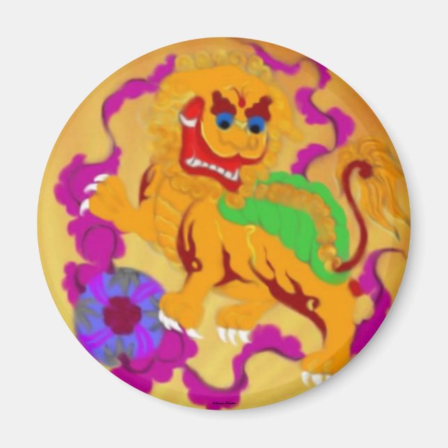 Imã Qi Lin Magnet (Frente)
