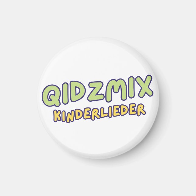 Imã QidzMix Logo (Frente)