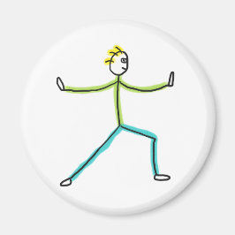 Imã Qigong Stickman