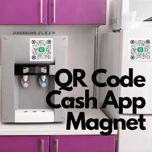 Imã QR Code Cash App Magnet