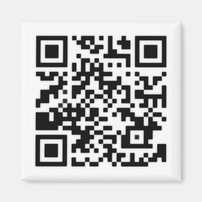 Imã Qr Code RickRoll Gif (Frente)