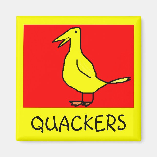 Imã QUACKERS - ímã (Frente)